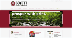 Desktop Screenshot of boyettprinting.com